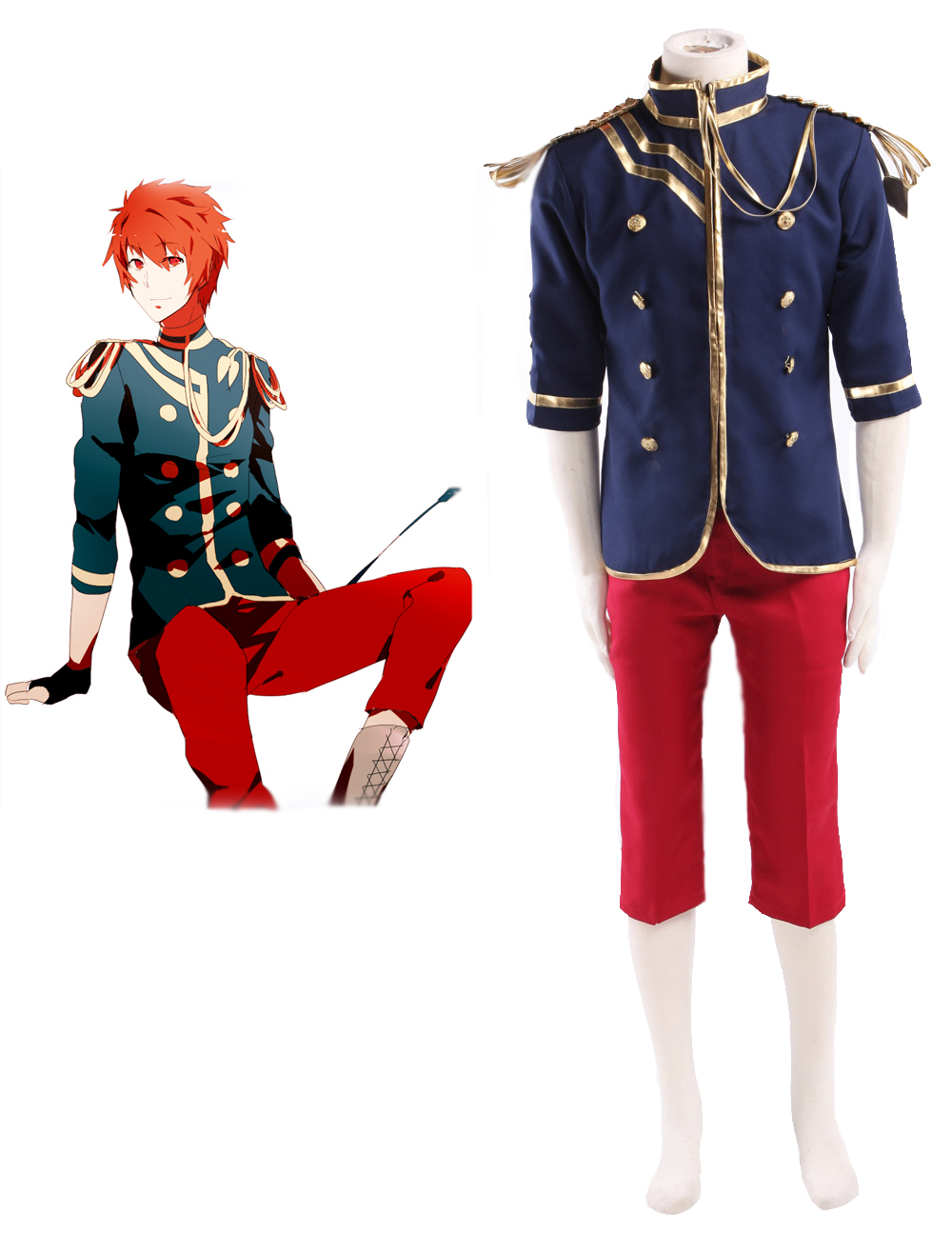 Uta no Prince sama Otoya Ittoki Military uniform Cosplay Costume